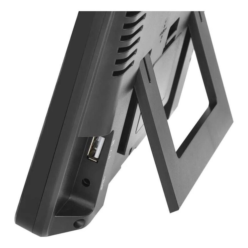 Estação meteorológica com visor LCD GoSmart 230V/3xAAA + 2×AAA Wi-Fi Tuya preto