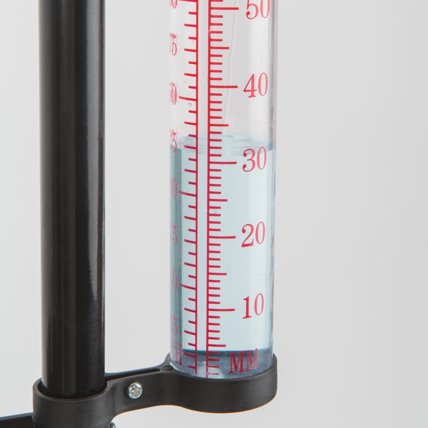 Estação meteorológica de jardim 3 em 1 145 cm preta