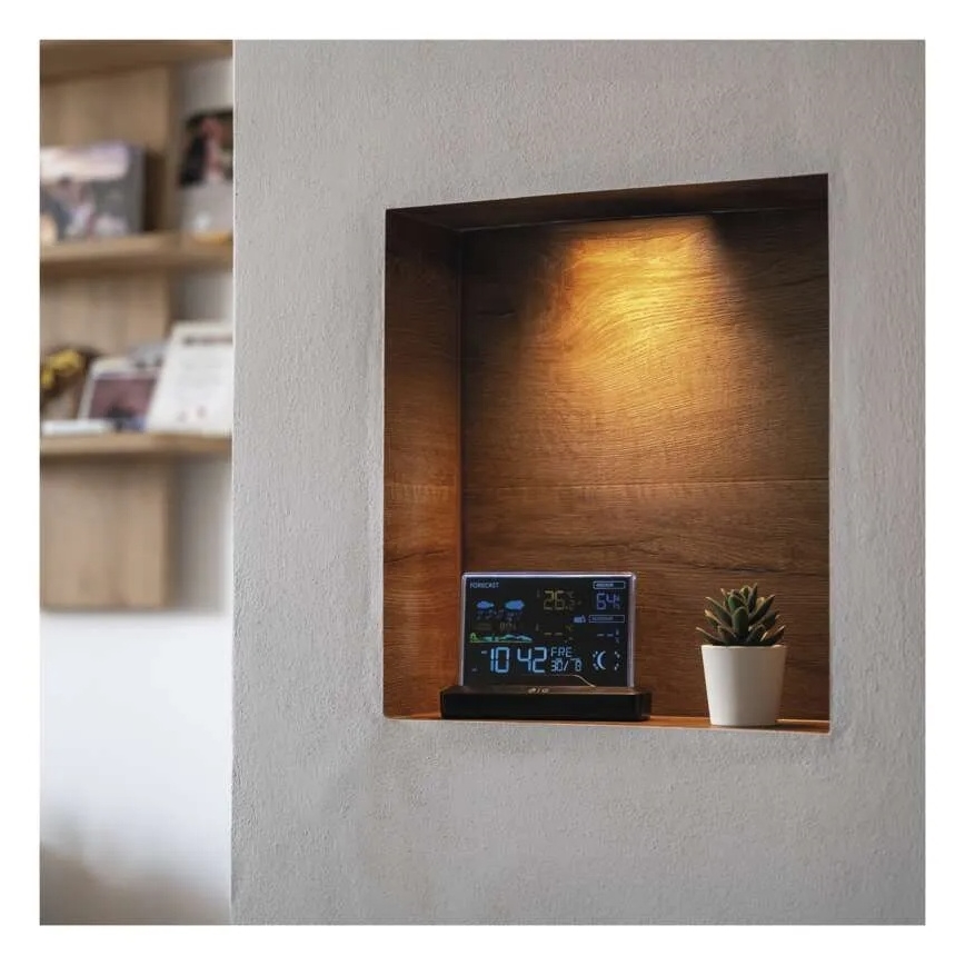 Estação meteorológica sem fios 5V/2xAAA + 2xAAA