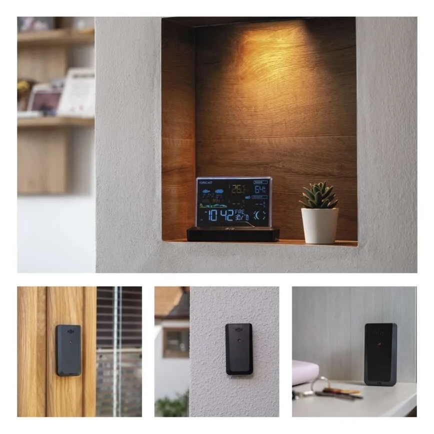 Estação meteorológica sem fios 5V/2xAAA + 2xAAA