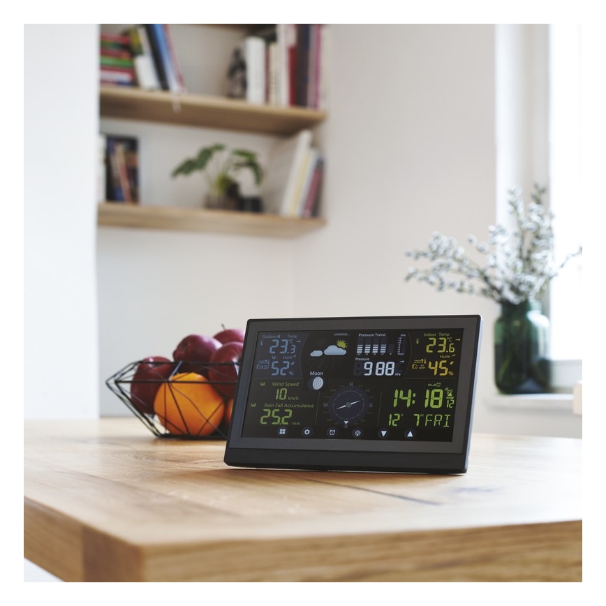 Estação meteorológica sem fios 5V/3×AAA + 4xAA