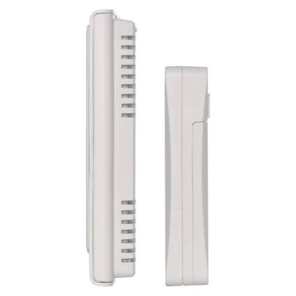 Estação meteorológica sem fios com alarme 2xAAA + 2xAA branco