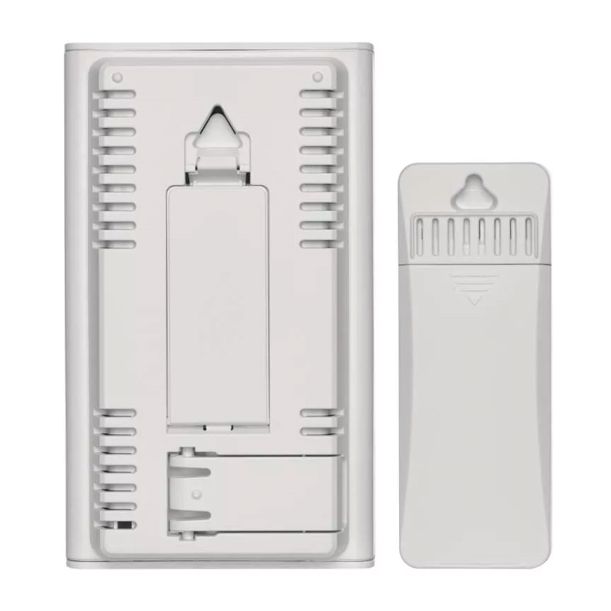 Estação meteorológica sem fios com alarme 2xAAA + 2xAA branco