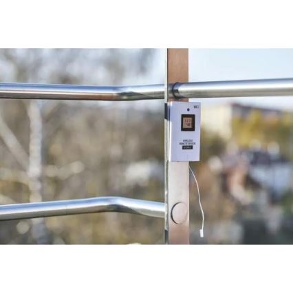 Estação meteorológica sem fios com alarme 5V/3xAAA + 2xAAA preto