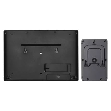 Estação meteorológica sem fios com alarme 3xAAA/5V + 2xAAA preto