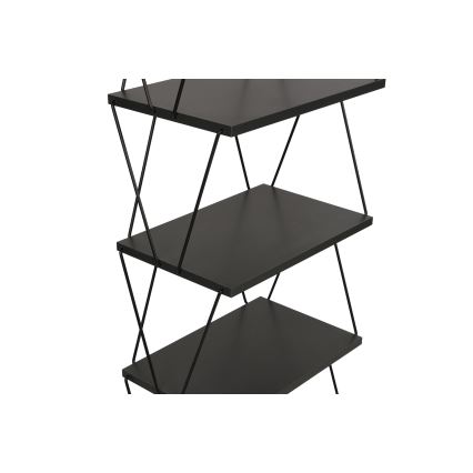 Estante BALABAN 165x48 cm antracite/preto
