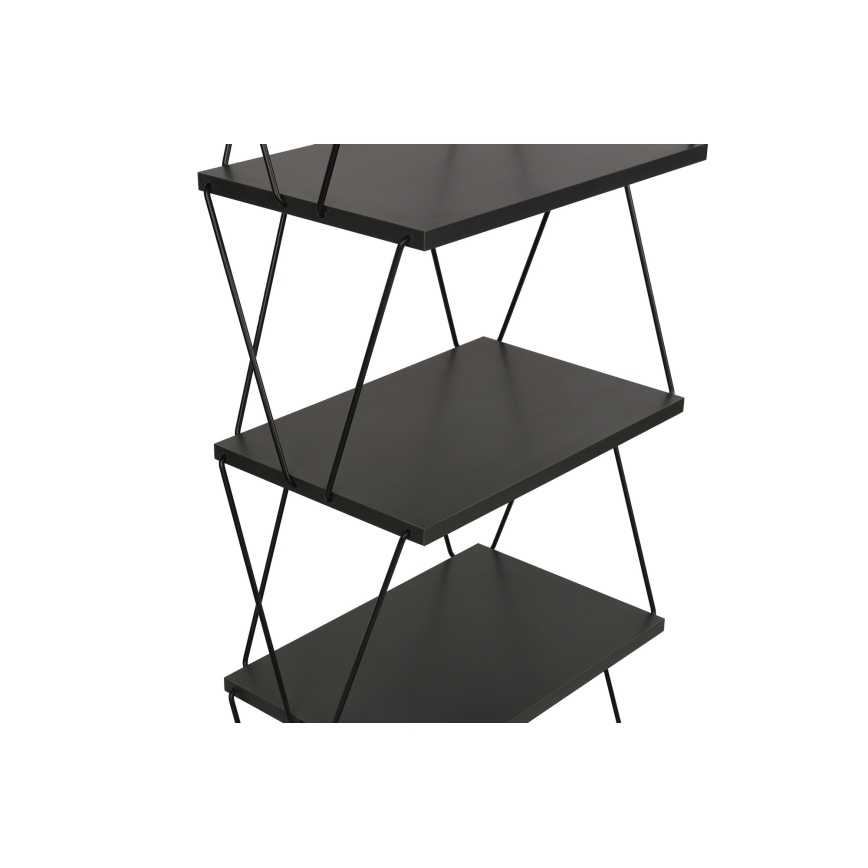 Estante BALABAN 165x48 cm antracite/preto