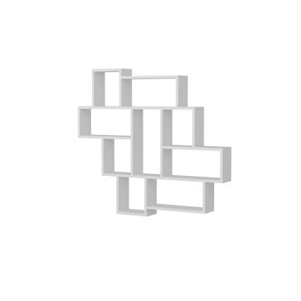 Estante de parede PAROLA 103,5x115,5 cm branco