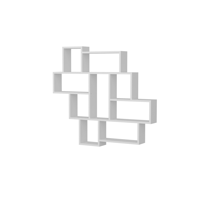 Estante de parede PAROLA 103,5x115,5 cm branco