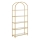 Estante GLASY 83x184x30 cm dourada