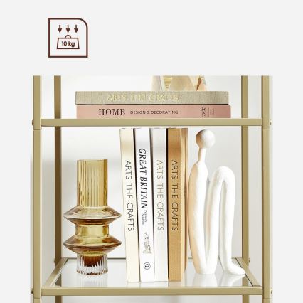 Estante GLASY dourada