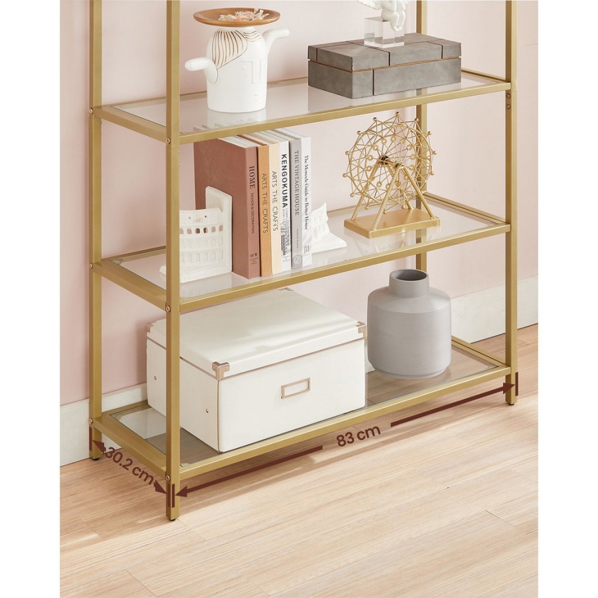 Estante GLASY dourada