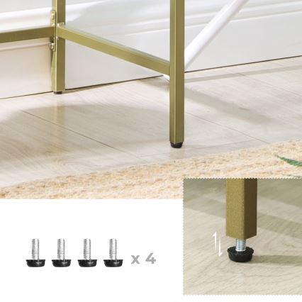 Estante GLASY dourada