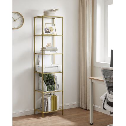 Estante GLASY dourada