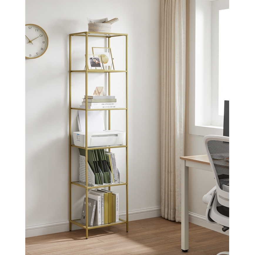 Estante GLASY dourada