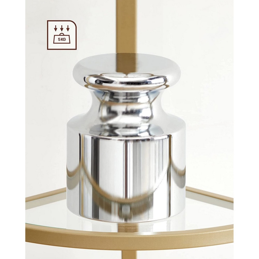 Estante GLASY dourada