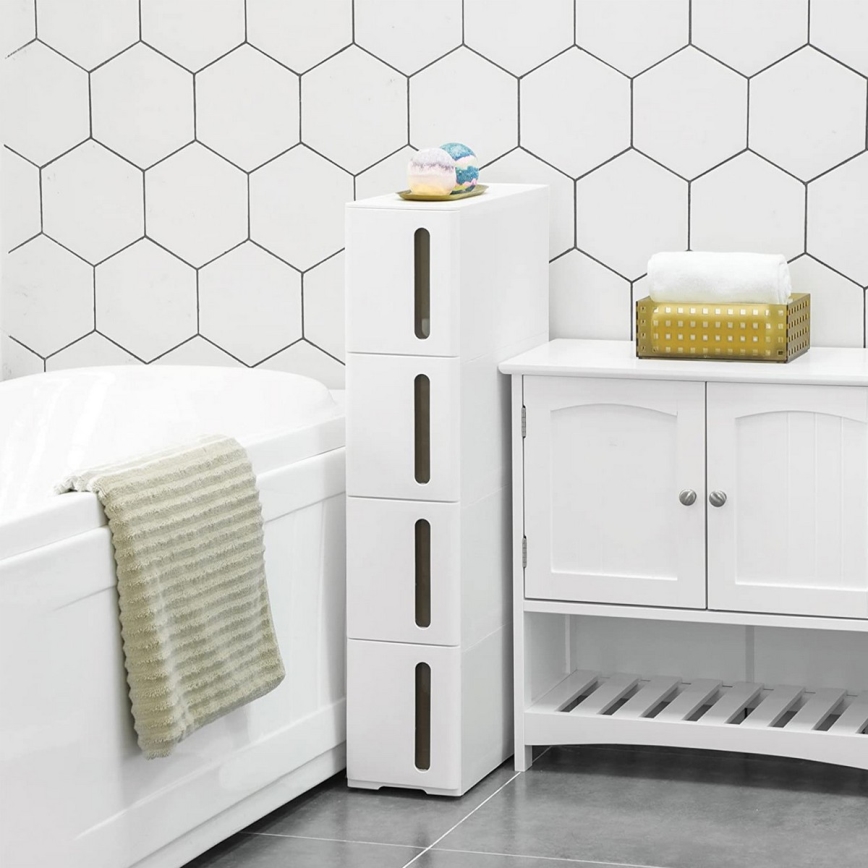 Estante MARGE branca/castanha