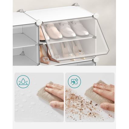 Estante modular com compartimentos BOXIFY branca