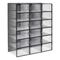 Estante modular com compartimentos BOXIFY preta
