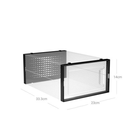 Estante modular com compartimentos BOXIFY preta