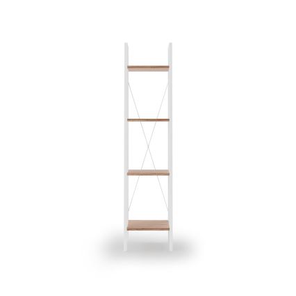 Estante NARVIK 148x34 cm branco/carvalho sonoma