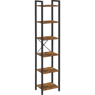 Estante NAVARO 40x179x30 cm castanho/preto