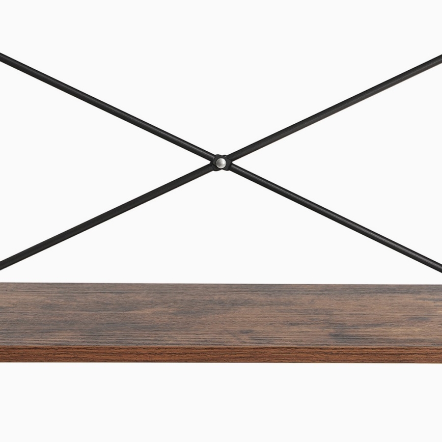 Estante NAVARO castanha/preta