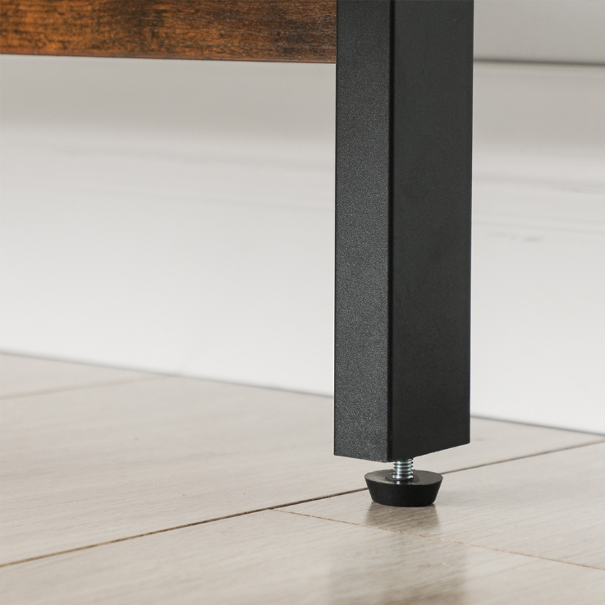 Estante NAVARO castanha/preta