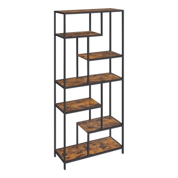 Estante NAVARO castanha/preta