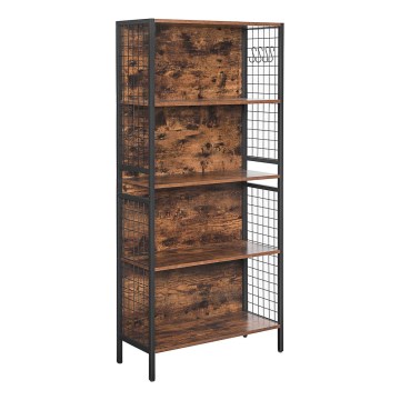 Estante NAVARO castanha/preta