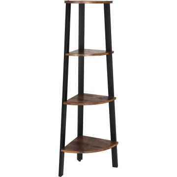 Estante NAVARO castanha/preta