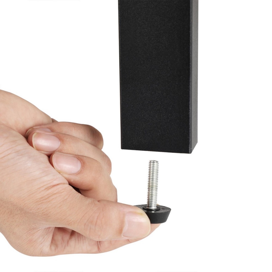 Estante NAVARO castanha/preta