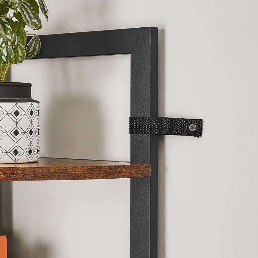 Estante NAVARO castanha/preta