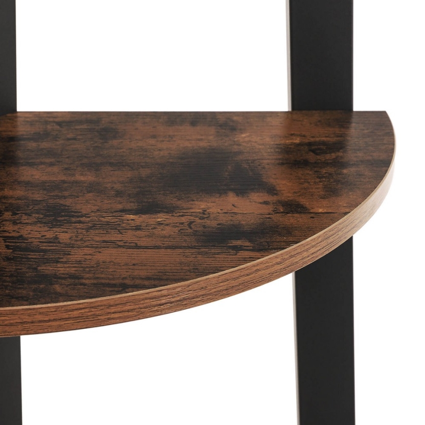 Estante NAVARO castanha/preta