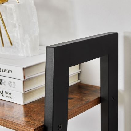 Estante NAVARO castanho/preto