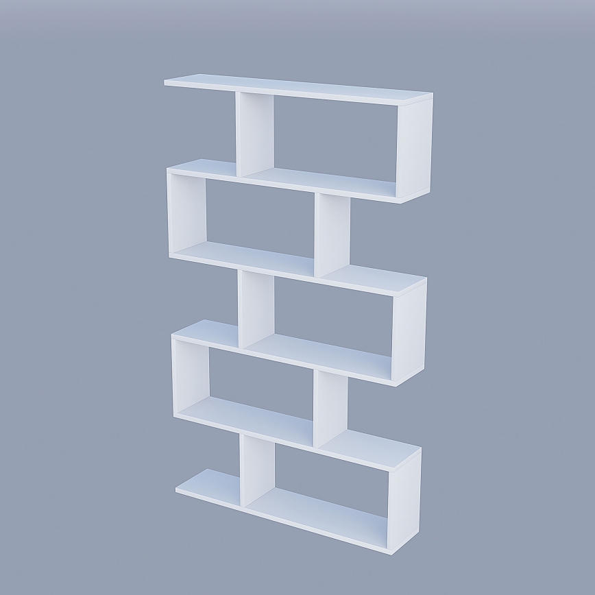 Estante NILUFER 156x90 cm branca