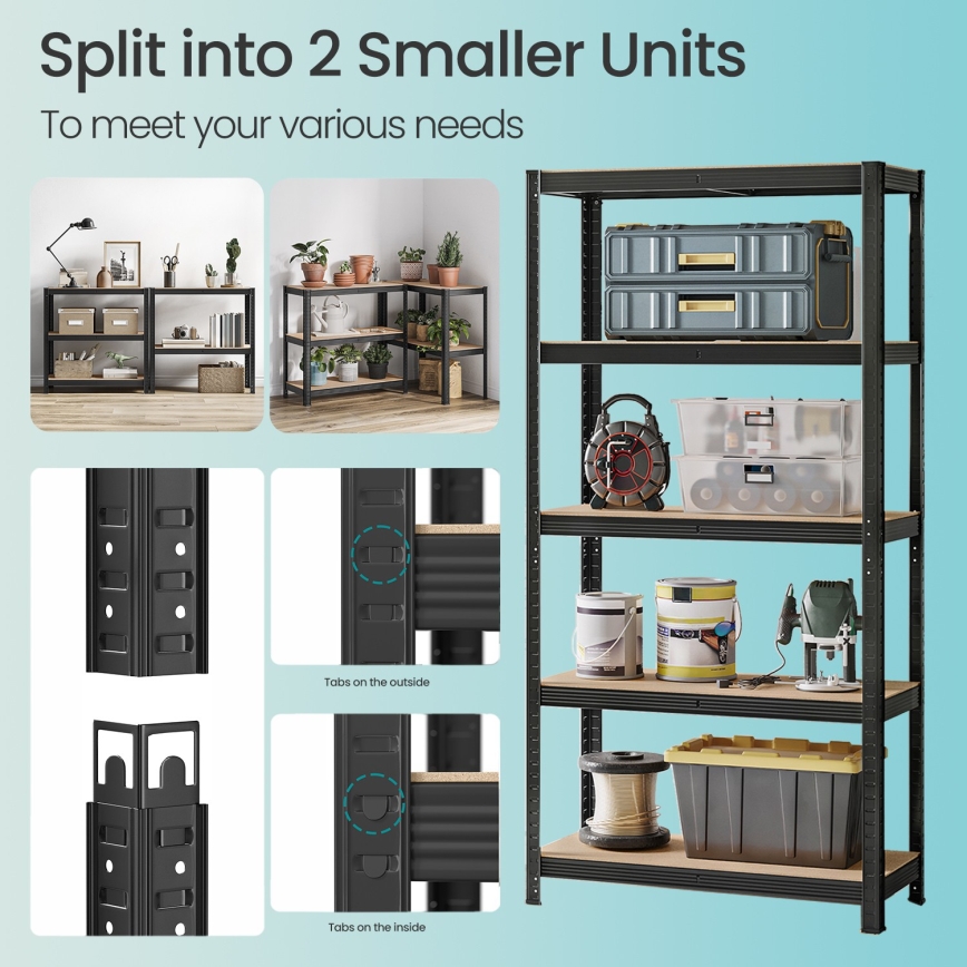 Estante ORDIFY preta