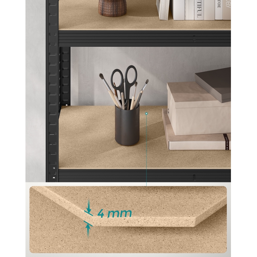 Estante ORDIFY preta