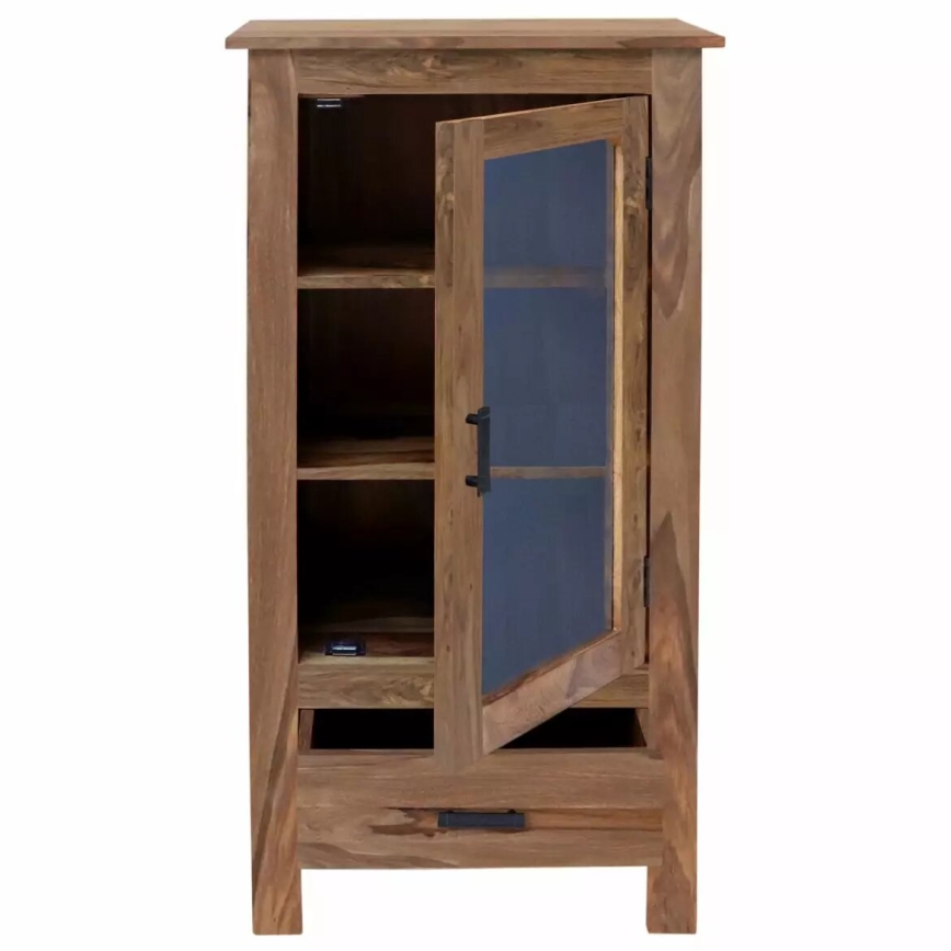 Estante RAMI 60x120x45 cm em madeira maciça/palisandro