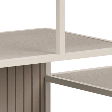 Estante SARON 114 x 78 cm cinzenta