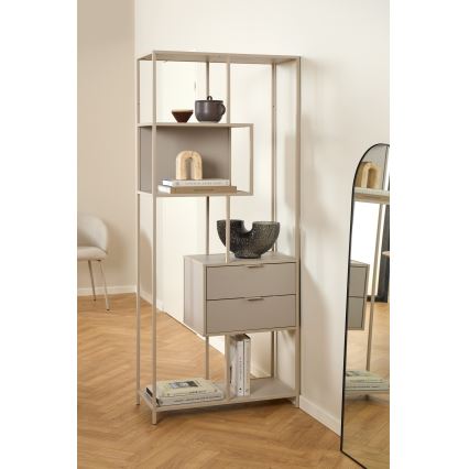 Estante SARON 77x185 cm cinzenta
