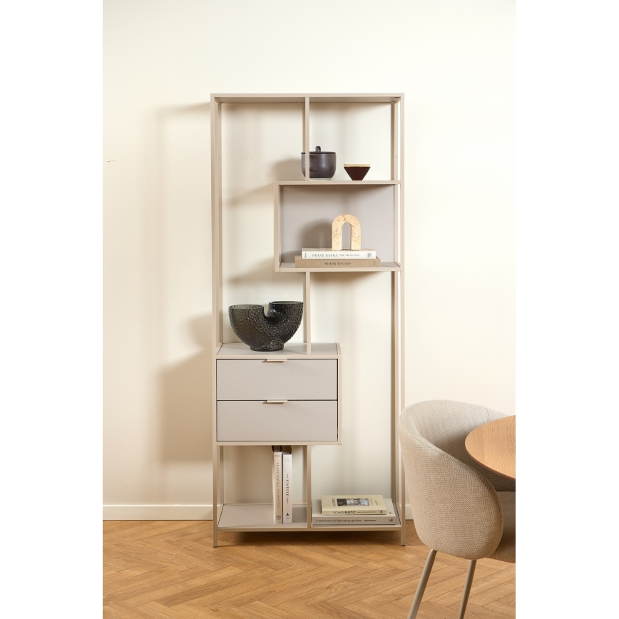 Estante SARON 77x185 cm cinzenta