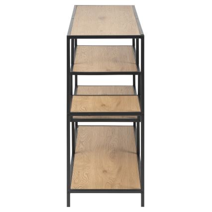 Estante SARON carvalho/preto