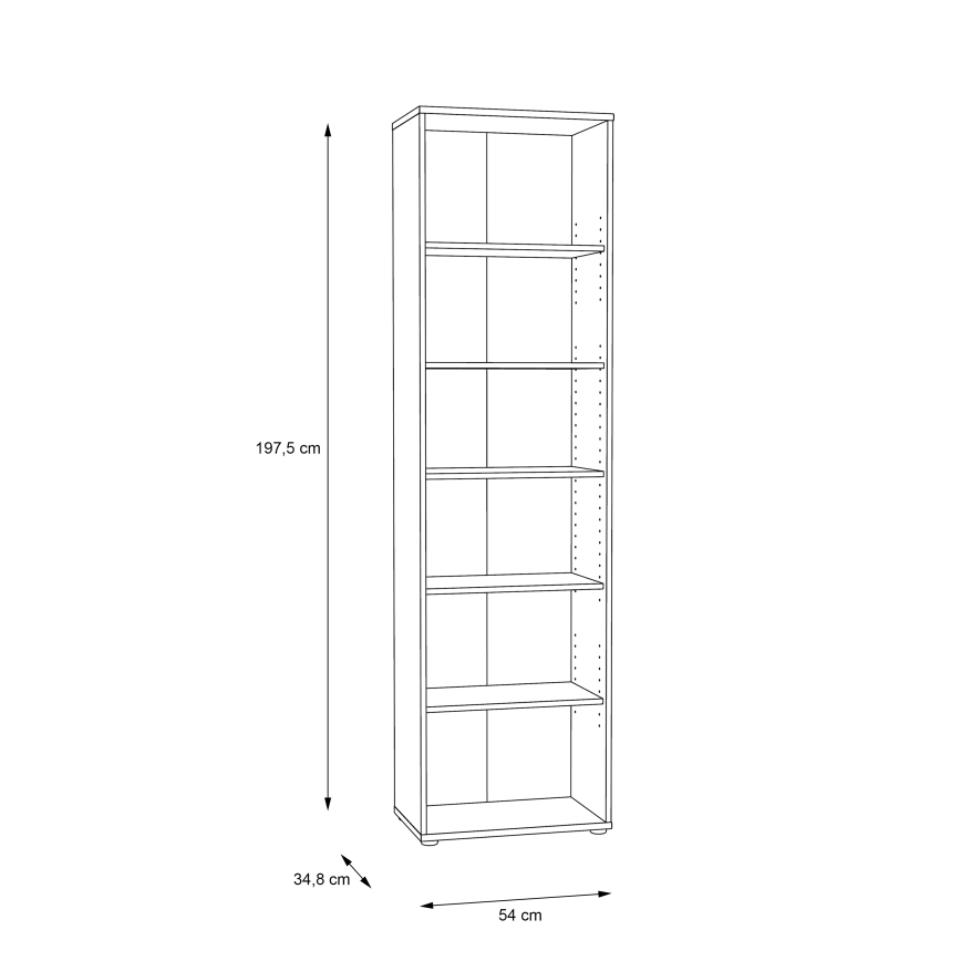 Estante URAN carvalho artisan