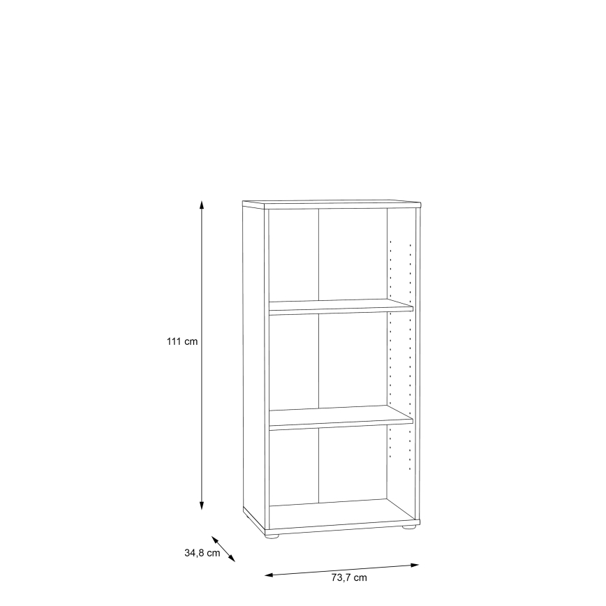 Estante URAN Carvalho Artisan