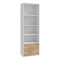Estante URO carvalho artisan/branco