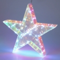 Estrela de Natal LED 50xLED/3xAA 40 cm branco quente