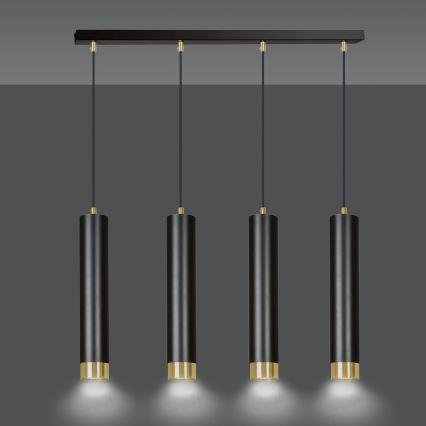 Euluna - Candelabro suspenso KUMO 4xGU10/30W/230V