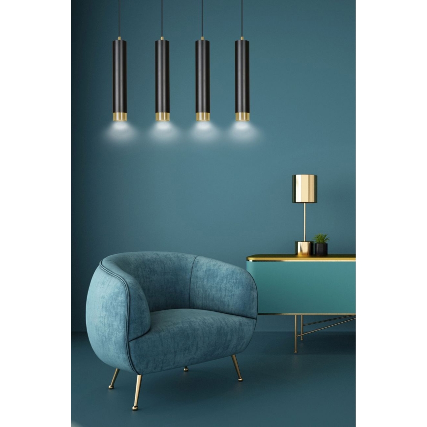 Euluna - Candelabro suspenso KUMO 4xGU10/30W/230V