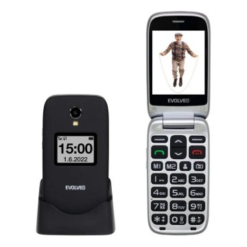 Evolveo - EasyPhone FS telemóvel com tampa para séniores 2.8